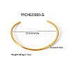 Simple Stainless Steel Round Cuff Choker Necklaces Fashion Jewelry for Women RC6869-5-2