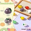 12Pcs 6 Colors Handmade Lampwork Beads LAMP-CJ0002-13-8