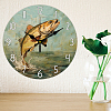 MDF Printed Wall Clock HJEW-WH0058-014-5