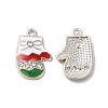 Christmas Alloy Enamel Pendants ENAM-M053-10P-1