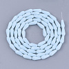 Opaque Solid Color Glass Beads Strands X-GLAA-T009-001I-2