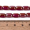 Electroplate Opaque Glass Beads Strands EGLA-Q132-03B-C03-4