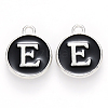 Platinum Plated Alloy Charms ENAM-S118-02E-P-1