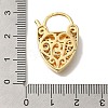 Brass Micro Pave Cubic Zirconia Pendants KK-K389-050G-02-3