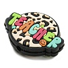 Teachers' Day Silicone Focal Beads SIL-A005-02B-2
