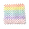 6 Colors Transparent Acrylic Pumpkin Beads Cup Mat AJEW-CM00001-4