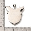 304 Stainless Steel Big Pendants STAS-G350-51AS-3