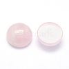 Natural Rose Quartz Cabochons G-P393-R20-10mm-3