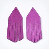 Eco-Friendly Sheepskin Leather Tassel Pendants FIND-S301-13A-M-4