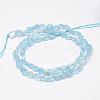 Natural Aquamarine Beads Strands G-F521-39-2