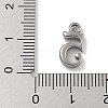 Anti-Tarnish 304 Stainless Steel Charms STAS-D197-03P-3