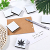 Square Rubber Scrapbooking Stamp DIY-WH20009-08D-4