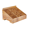 30 Compartments Wooden Cell Phones Storage Box ODIS-WH0038-80B-8