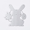 Easter Bunny Carbon Steel Cutting Dies Stencils X-DIY-L024-08-2