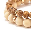 Elephant Stretch Bracelets Set for Girl Women BJEW-JB07127-9