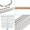 Unisex 304 Stainless Steel Chain Bracelets BJEW-TA0001-05P-8