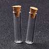 Tube Glass Cork Bottles Ornament AJEW-O032-04I-2