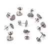 Non-Tarnish 304 Stainless Steel Stud Earring Findings STAS-I183-08A-P-1