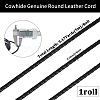 5M Round Braided Cowhide Letter Cord WL-GF0001-34B-03-2