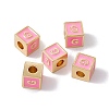 Rack Plating Brass Enamel Beads KK-B060-04G-05G-3