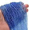 Transparent Painted Glass Beads Strands X-DGLA-A034-T1mm-A01-2