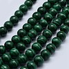 Natural Malachite Beads Strands G-F571-27AA2-10mm-1