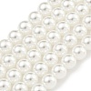 Glass Pearl Beads Strands HY-G002-01C-01-1