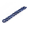 Acrylic Curb Chains AJEW-JB00505-03-1