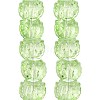 Electroplate Baking Paint Transparent Glass Beads Strands GL-CBA17FF-02H-2