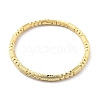 Ion Plating(IP) 304 Stainless Steel Grooved Hinged Bangles BJEW-P313-02G-1