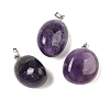 Natural Amethyst Pendants G-A249-04A-02P-1