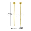 Brass Ball Head Pins KK-YW0001-42-4