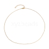Brass Cable Chain Necklace NJEW-JN03110-02-1
