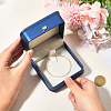 1Pc PU Leather Jewelry Bangle Gift Storage Boxes CON-BBC0001-06-3