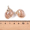 Natural Sea Shell Pendants SSHEL-N038-49-3