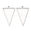 Non-Tarnish 304 Stainless Steel Open Back Bezel Triangle Pendants LS-STAS-Z040-10P-1