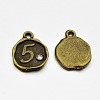 Antique Bronze Plated Alloy Rhinestone Charms LS-ALRI-J153-05-NF-1