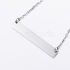 Tarnish Resistant 304 Stainless Steel Pendant Necklaces NJEW-G291-14P-1