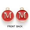 Golden Plated Enamel Alloy Charms ENAM-SZ0001-26C-M-3