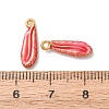 304 Stainless Steel Enamel Pendants STAS-Z193-13G-01A-3