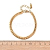 304 Stainless Steel Panzer Chain Bracelets for Women BJEW-F529-15G-4