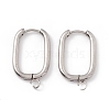 Tarnish Resistant 201 Stainless Steel Hoop Earring Findings STAS-H166-03P-2