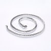 Non-Tarnish 304 Stainless Steel Box Chain Necklaces NJEW-F226-05P-02-1