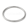 Plain 304 Stainless Steel Bangles for Women BJEW-B104-32A-P-2