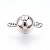 925 Sterling Silver Box Clasps STER-T007-137P-1