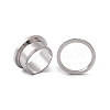 Non-Tarnish 304 Stainless Steel Ear Plugs Gauges LS-EJEW-G317-01M-P-3