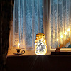 PVC Lamp Film for DIY Colorful Light Hanging Lamp Frosted Glass Jar DIY-WH0408-036-5