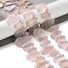 Natural Pink Agate Beads Strands G-P565-B01-01-2