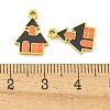 Halloween Theme Ion Plating(IP) 304 Stainless Steel Enamel Pendants STAS-M011-01E-3