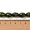 Handmade Dichroic Foil Glass Beads Strands DICH-U001-12A-4